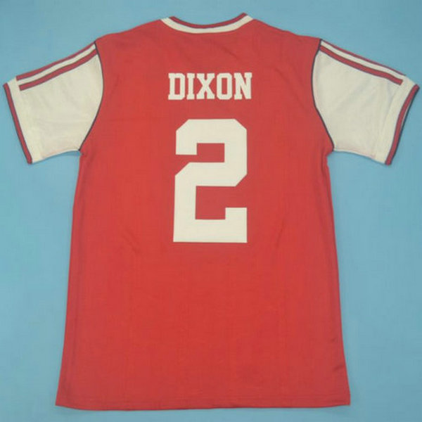 prima maglia dixon 2 arsenal 1986-1988 rosso uomo