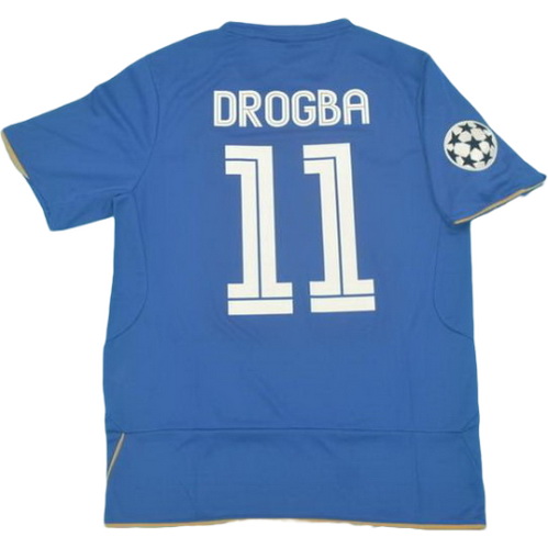 prima maglia drogba 11 chelsea 2005-2006 blu uomo