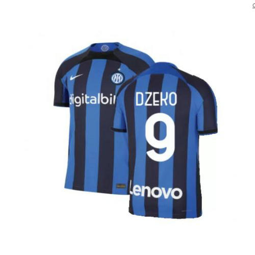 prima maglia dzeko 9 inter milan 2022-2023 uomo