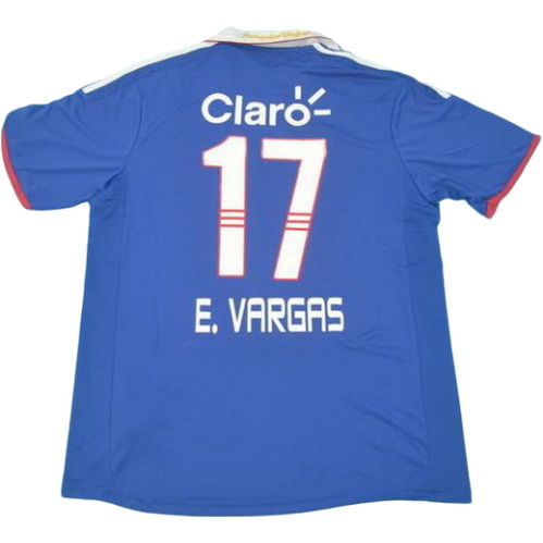 prima maglia e.vargas 17 universidad de chile 2011 blu uomo