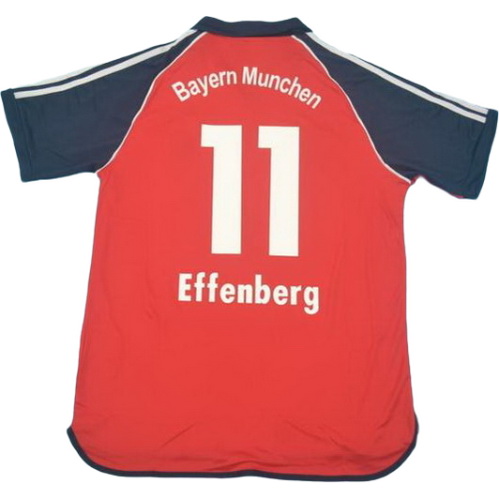 prima maglia effenberg 11 bayern münchen 2000-2001 rosso uomo