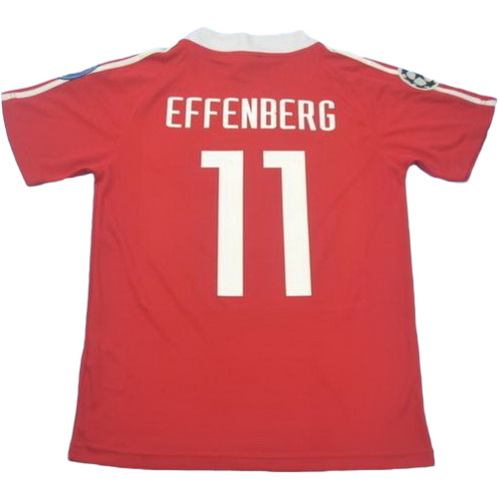 prima maglia effenberg 11 bayern münchen 2001 rosso uomo