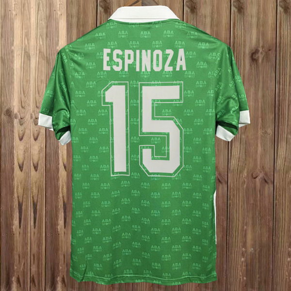 prima maglia espinoza 15 messico 1995 verde uomo