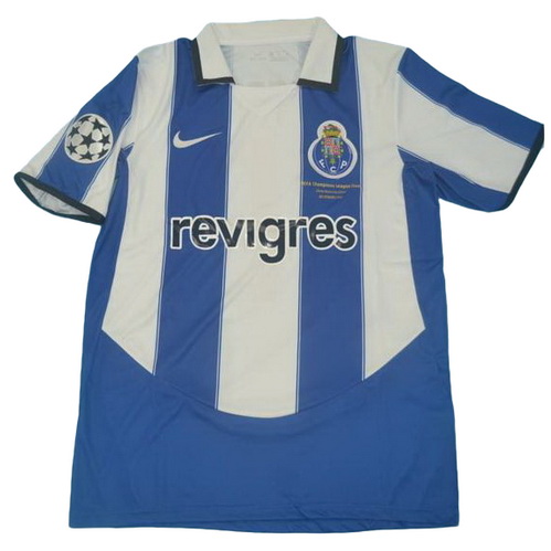 prima maglia fc porto 2003-2004 blu bianco uomo