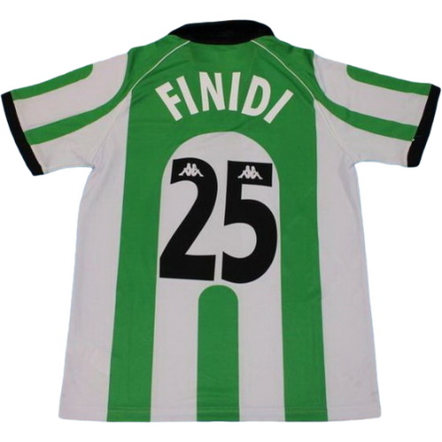 prima maglia finidi 25 betis siviglia 1998 verde bianco uomo