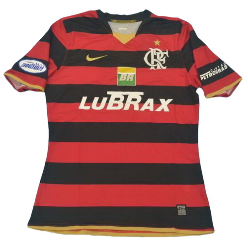 prima maglia flamengo br 2008 rosso nero uomo