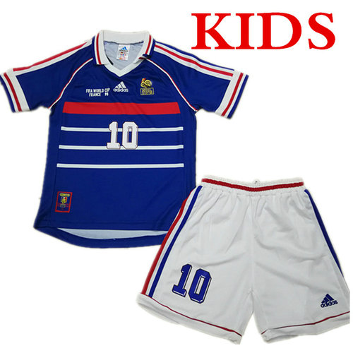 prima maglia francia 1998 bambino