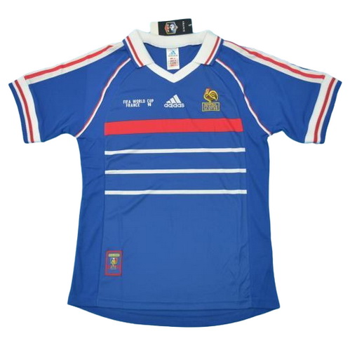 prima maglia francia copa mundial 1998 blu uomo