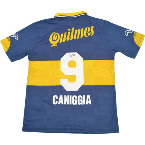 prima maglia ganiggia 9 boca juniors 1995 blu uomo