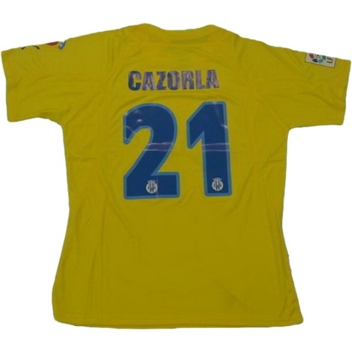 prima maglia gazorla 21 villarreal 2005-2006 giallo uomo