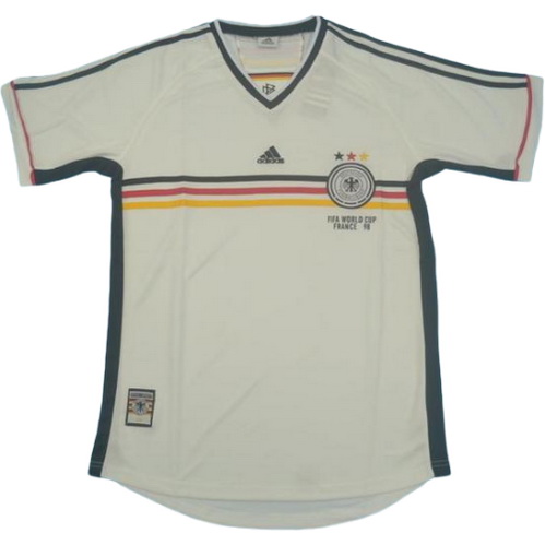 prima maglia germania copa mundial 1998 bianco uomo