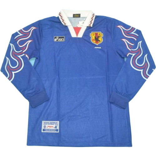 prima maglia giappone manica lunga copa mundial 1998 blu uomo