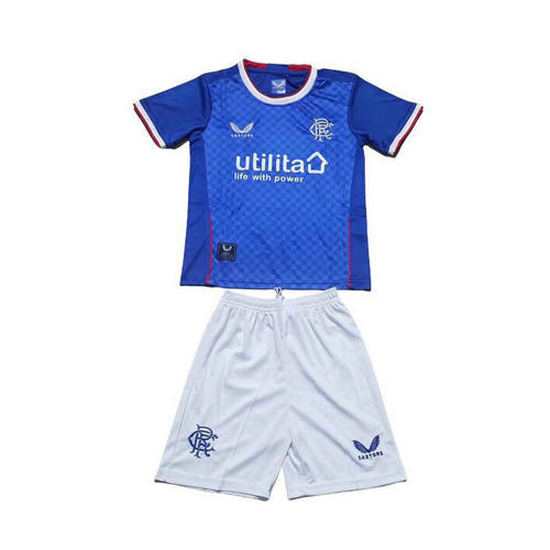 prima maglia glasgow rangers 2022-2023 bambino