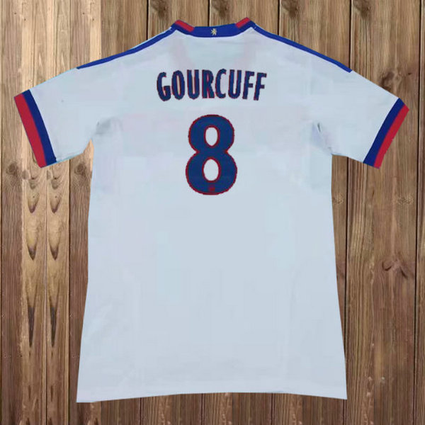 prima maglia gourcuff 8 olympique lyon 2011-2012 bianco uomo