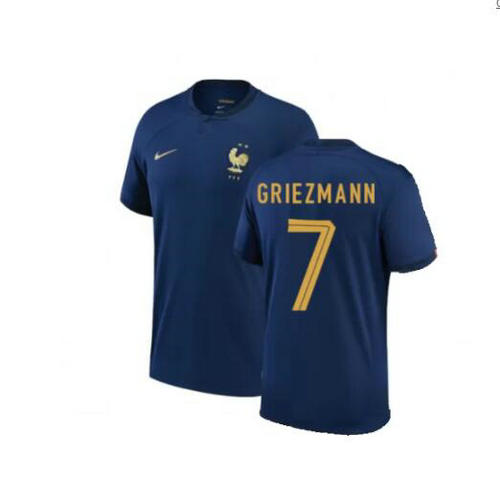 prima maglia griezmann 7 francia 2022 uomo