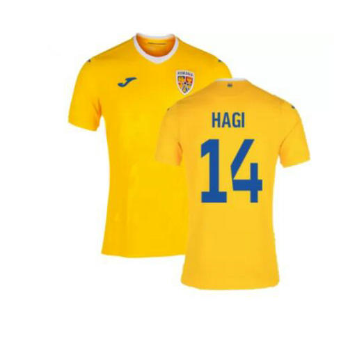 prima maglia hagi 14 rumania 2021-2022 uomo