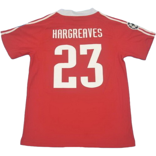 prima maglia hargreaves 23 bayern münchen 2001 rosso uomo