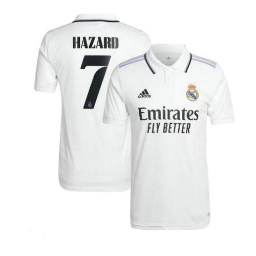 prima maglia hazard 7 real madrid 2022-2023 uomo