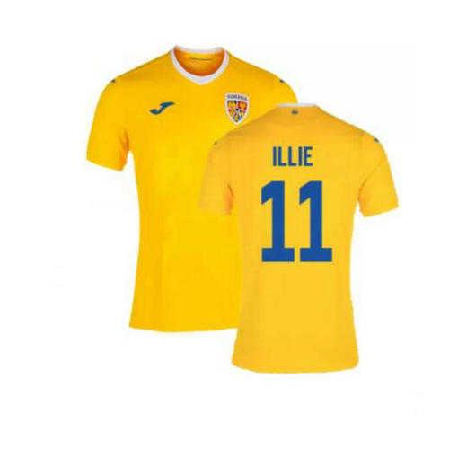 prima maglia illie 11 rumania 2021-2022 uomo