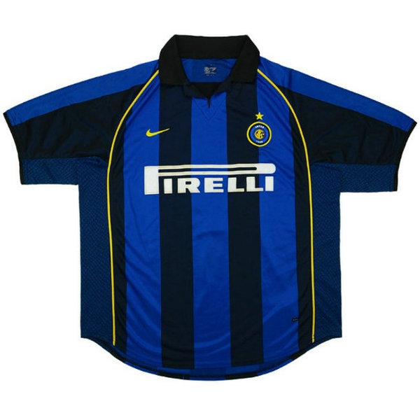 prima maglia inter 2001-2002 blu uomo