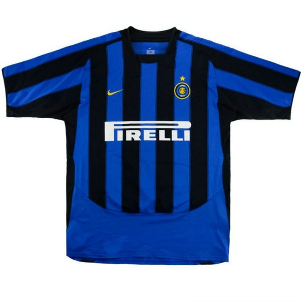 prima maglia inter 2003-2004 blu uomo