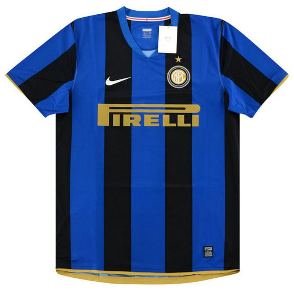 prima maglia inter 2008-2009 blu uomo