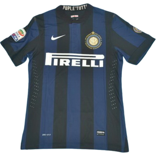 prima maglia inter 2013-2014 blu nero uomo