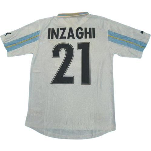 prima maglia inzaghi 21 lazio 2000-2001 blu uomo