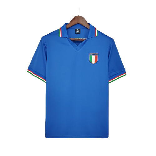 prima maglia italia 1982 blu uomo