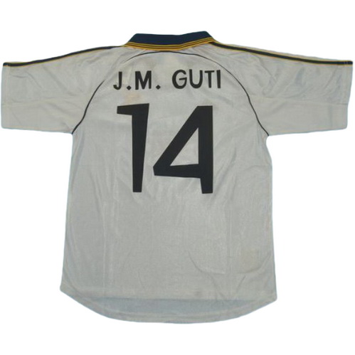 prima maglia j.m. guti 14 real madrid 1999-2000 bianco uomo