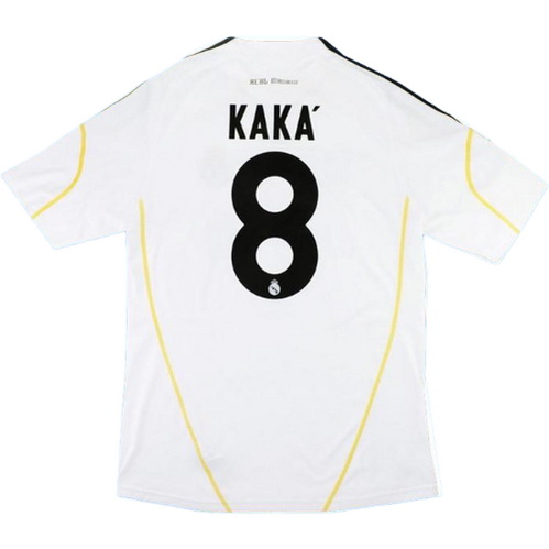 prima maglia kaka 8 real madrid 2009-2010 bianco uomo