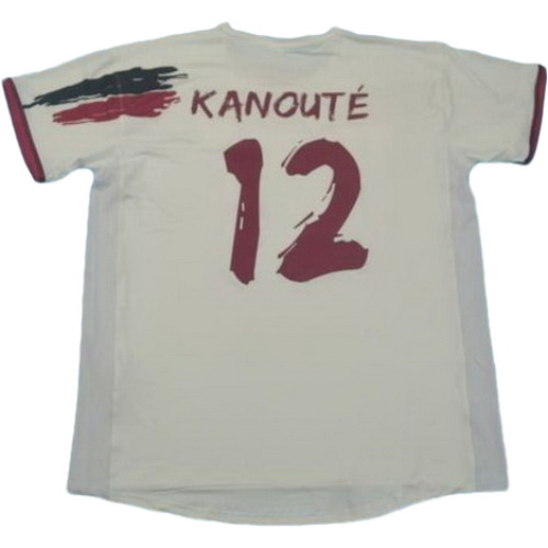 prima maglia kanoute 12 siviglia 2006-2007 bianco uomo