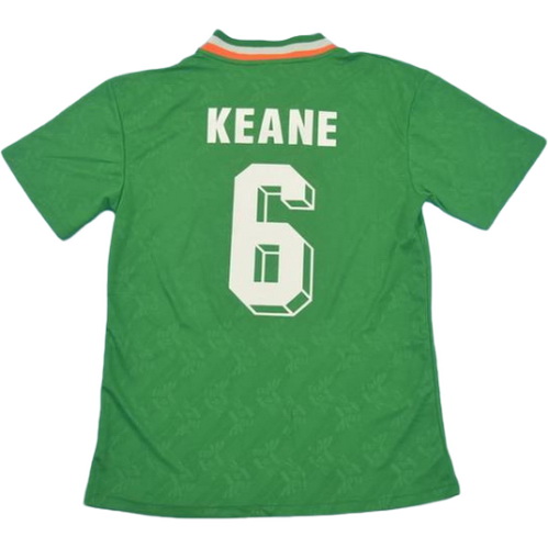 prima maglia keane 6 irlanda 1994 verde uomo