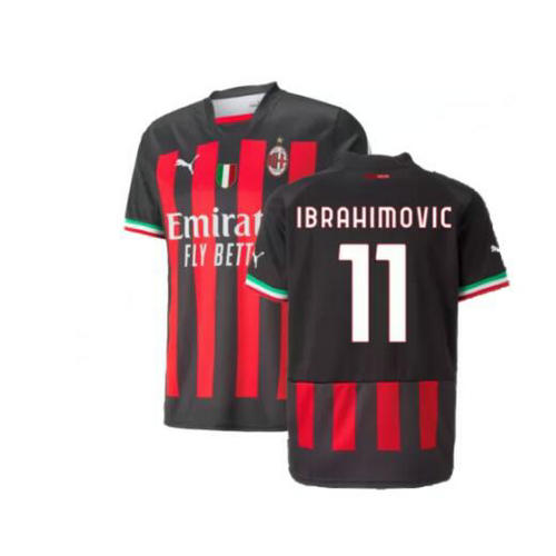 prima maglia kids) (ibrahimovic 11 ac milan 2022-2023 uomo