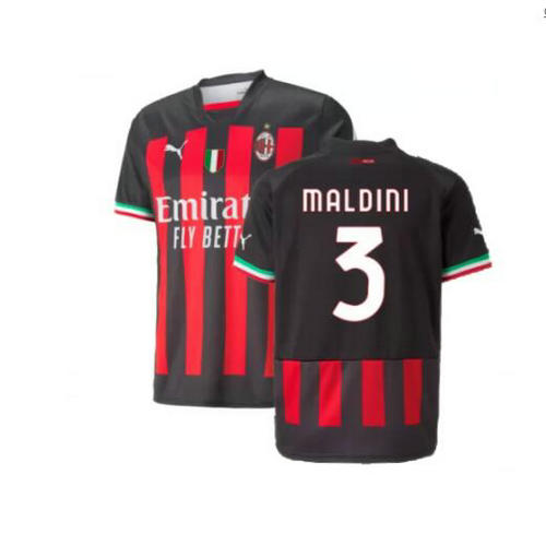 prima maglia kids) (maldini 3 ac milan 2022-2023 uomo