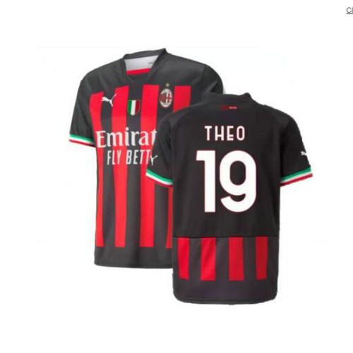 prima maglia kids) (theo 19 ac milan 2022-2023 uomo