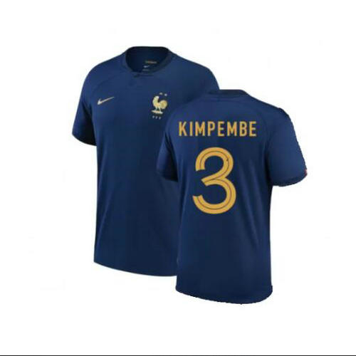 prima maglia kimpembe 3 francia 2022 uomo