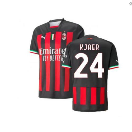 prima maglia kjaer 24 ac milan 2022-2023 uomo