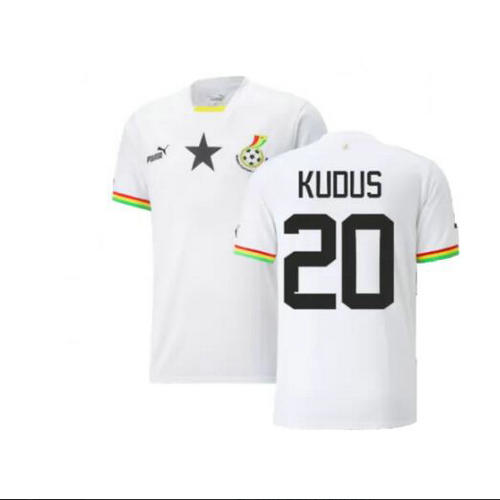 prima maglia kudus 20 ghana 2022 uomo