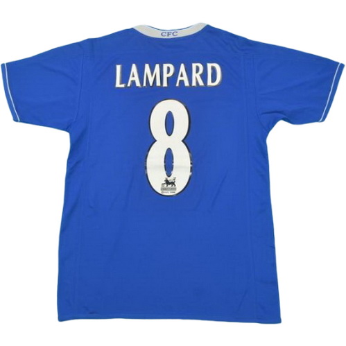 prima maglia lampard 8 chelsea 2003-2005 blu uomo