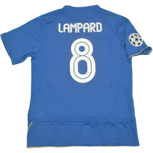 prima maglia lampard 8 chelsea 2005-2006 blu uomo