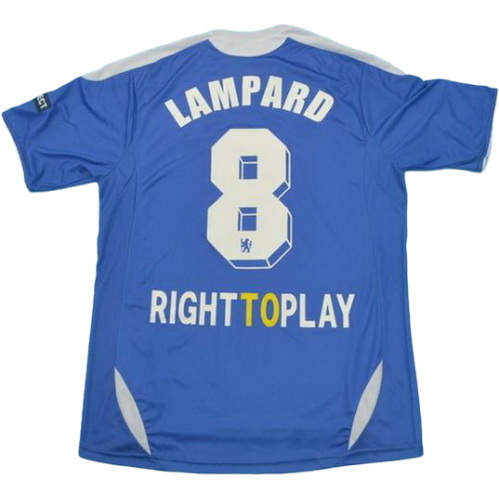 prima maglia lampard 8 chelsea ucl 2012 blu uomo