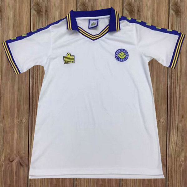 prima maglia leeds united 1976-1977 bianco uomo