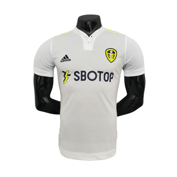 prima maglia leeds united player 2021 2022 bianco uomo