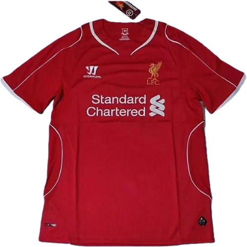 prima maglia liverpool 2014-2015 rosso uomo