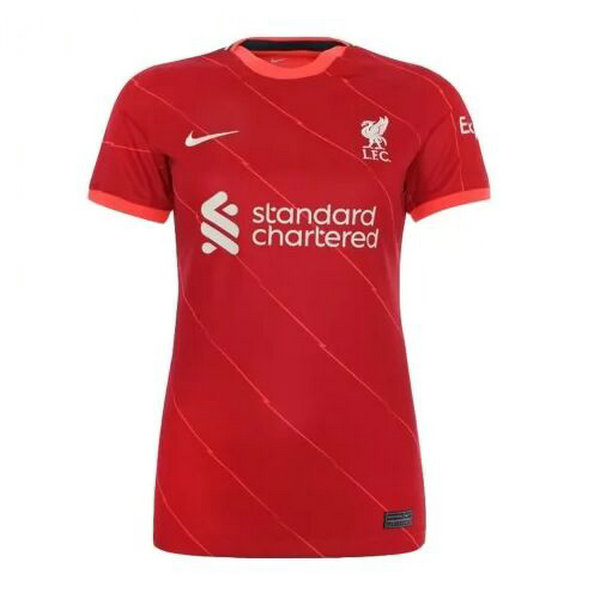 prima maglia liverpool 2021 2022 rosso donna