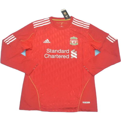 prima maglia liverpool manica lunga 2011-2012 rosso uomo