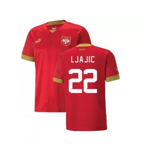 prima maglia ljajic 22 serbia 2022 uomo