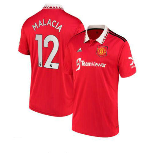 prima maglia malacia 12 manchester united 2022-2023 uomo