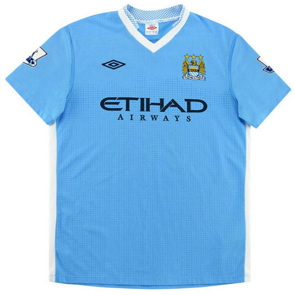 prima maglia manchester city 2011-2012 blu uomo